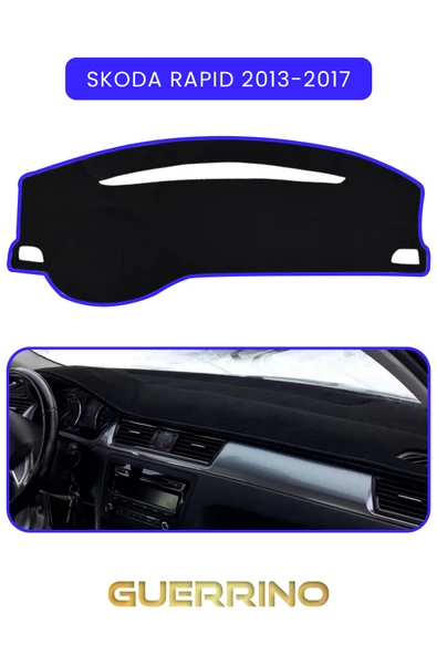 SKODA Rapid (2013-2017) TORDİDO KORUMA KILIFI MAVİ KENAR ürün görseli