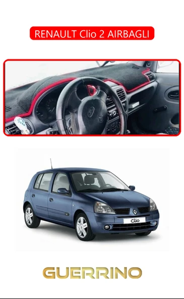 RENAULT Clio 2 AIRBAGLITORDİDO KORUMA KILIFI KIRMIZI KENAR ürün görseli