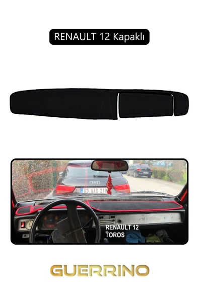 RENAULT 12 - Toros   KAPAKLI TORDİDO KORUMA KILIFI SİYAH KENAR ürün görseli