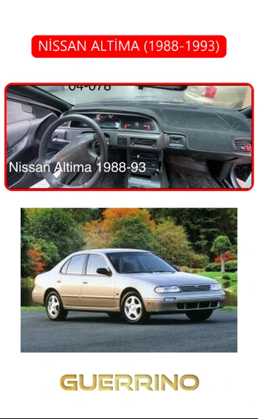 NİSSAN ALTİMA 1988-1993TORDİDO KORUMA KILIFI KIRMIZI KENAR ürün görseli