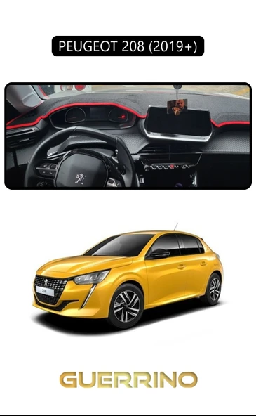 PEUGEOT 208 (2019+)TORDİDO KORUMA KILIFI SİYAH KENAR ürün görseli