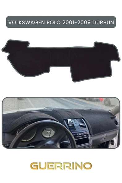 VOLKSWAGEN Polo (2001-2009) DÜRBÜN  TORDİDO KORUMA KILIFI GRİ KENAR ürün görseli