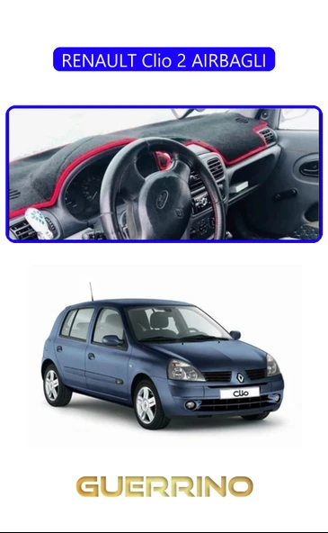 RENAULT Clio 2 AIRBAGLITORDİDO KORUMA KILIFI MAVİ KENAR ürün görseli