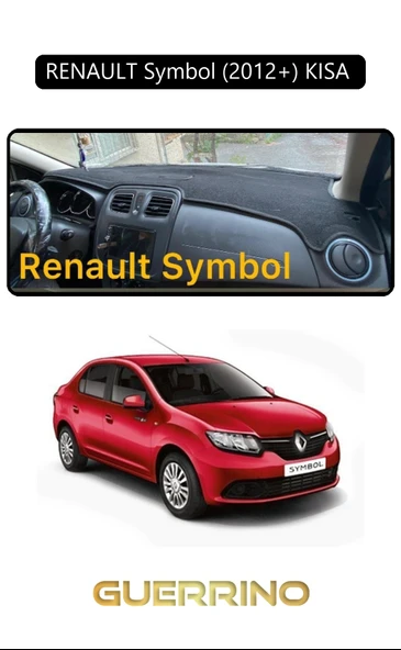 RENAULT Symbol (2012+) KISA TORDİDO KORUMA KILIFI SİYAH KENAR ürün görseli