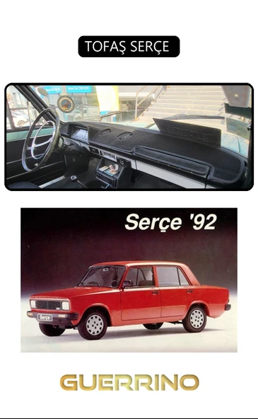 TOFAŞ SERÇE TORDİDO KORUMA KILIFI SİYAH KENAR ürün görseli