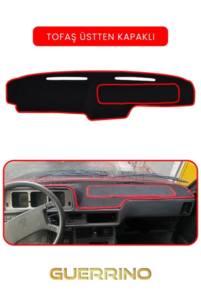 TOFAŞ ÜSTTEN KAPAKLITORDİDO KORUMA KILIFI KIRMIZI KENAR ürün görseli