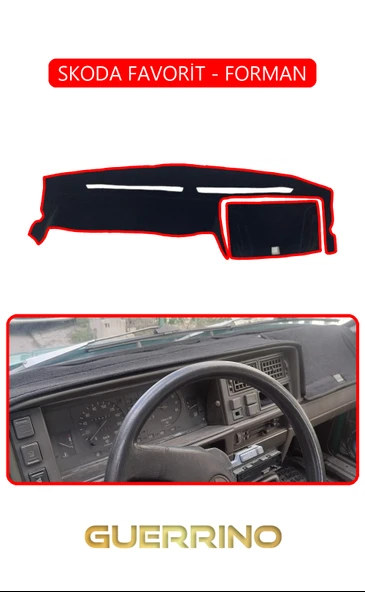 SKODA FAVORİT - FORMANTORDİDO KORUMA KILIFI KIRMIZI KENAR ürün görseli