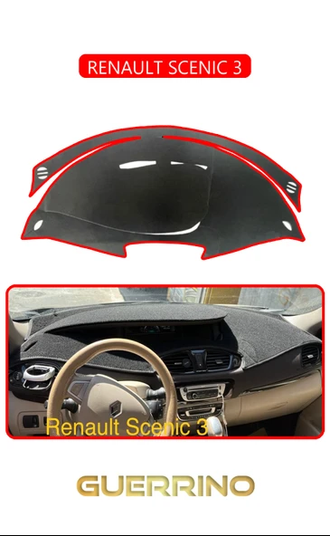 RENAULT SCENIC 3TORDİDO KORUMA KILIFI KIRMIZI KENAR ürün görseli