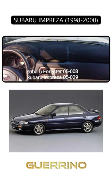 SUBARU IMPREZZA (1998-2000)TORDİDO KORUMA KILIFI SİYAH KENAR ürün görseli 1