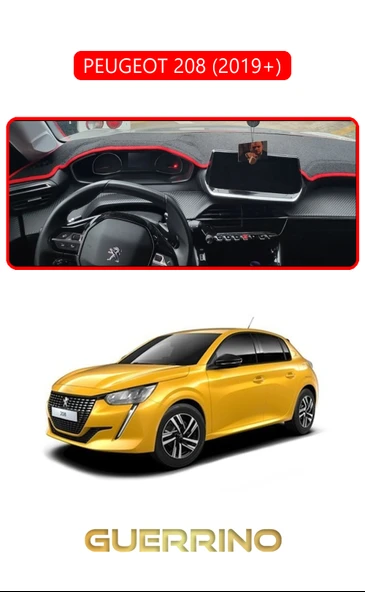 PEUGEOT 208 (2019+)TORDİDO KORUMA KILIFI KIRMIZI KENAR ürün görseli