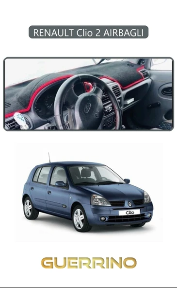 RENAULT Clio 2 AIRBAGLITORDİDO KORUMA KILIFI GRİ KENAR ürün görseli 1