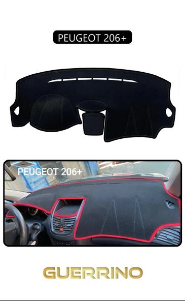 PEUGEOT 206+TORDİDO KORUMA KILIFI SİYAH KENAR ürün görseli