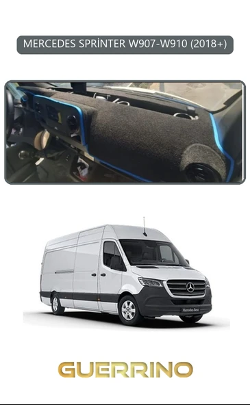 MERCEDES SPRİNTER W907-W910 2018+TORDİDO KORUMA KILIFI GRİ KENAR ürün görseli 1