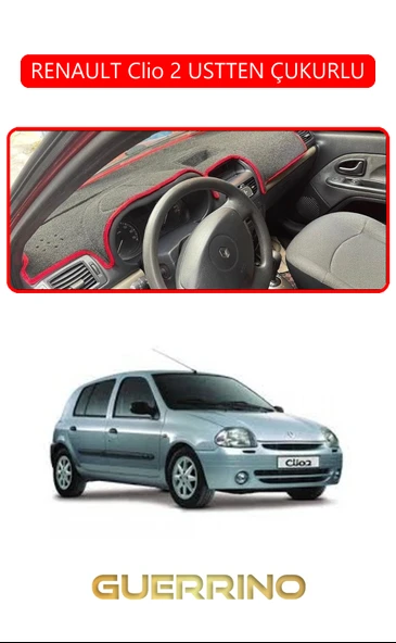 RENAULT Clio 2 USTTEN ÇUKURLUTORDİDO KORUMA KILIFI KIRMIZI KENAR ürün görseli