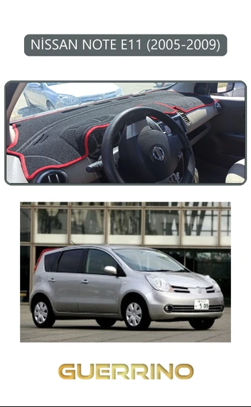 NİSSAN NOTE E11 2005-2009TORDİDO KORUMA KILIFI GRİ KENAR ürün görseli