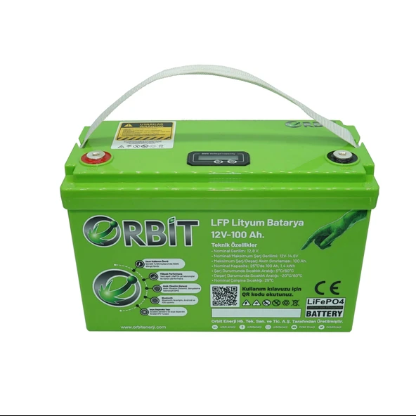 ORBİT 12 V 100 Ah LiFePO4 Akü-Marin Tip-VP ürün görseli