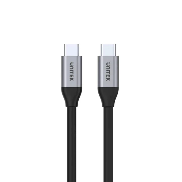 UNITEK USB-C 3.2 KABLO 1MT 10GBPS 4K (C14082ABK) - Resim 3