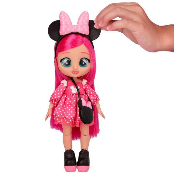Cry Babies BFF Disney Bebekler CYB65000 Minnie - Resim 2