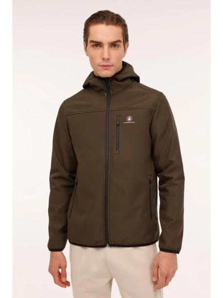 LUMBERJACK BSC SFTSHELL 4PR HAKİ SU İTİCİ OUTDOOR CASUAL SPOR MONT - Resim 4