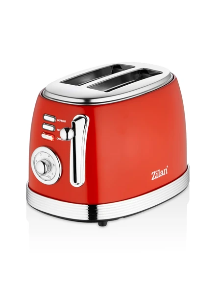 Zln7040 Elektrikli Ekmek Kızartma Makinası Retro - Resim 2