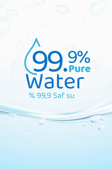 Giggles Pure Water Bebek Islak Havlusu %99 Saf Su Mendil 3 paket 150 Adet - Resim 2