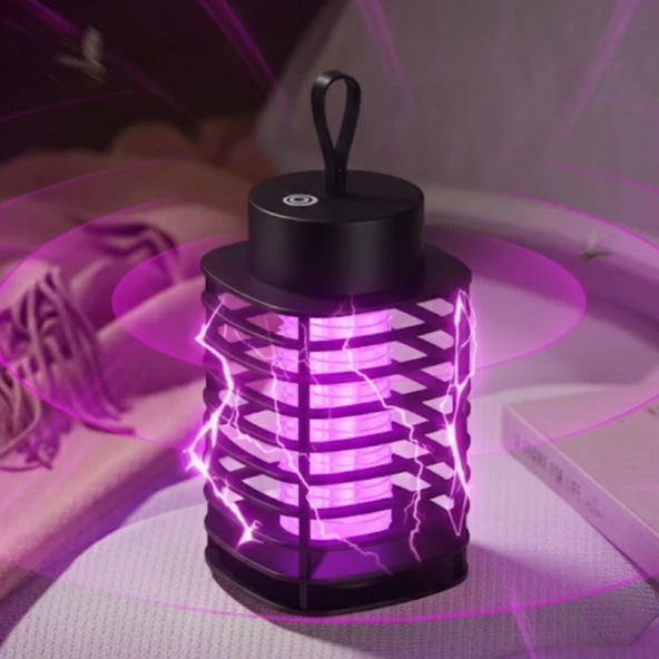 Otomatik Akıllı Sivrisinek Öldürme Lambası Şarj Elektrik Çarpması Sivrisinek Kovucu Lamba Öldürmek Masaüstü Duvar Asmak Sinek Kıran Y20 (5314) - Resim 2