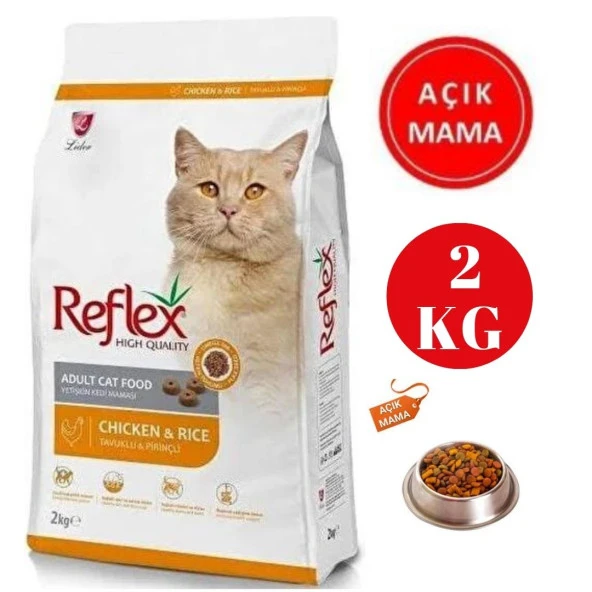 Reflex Tavuklu Açık Yetişkin Kedi Maması 2 Kg ürün görseli 1