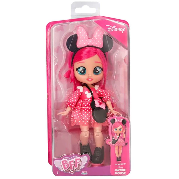 Cry Babies BFF Disney Bebekler CYB65000 Minnie - Resim 4