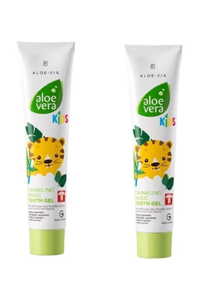 LR Aloe Vera Kids - Çocuklara Özel Twinkling Magic Diş Macunu - 50 ml 2 Li Set ürün görseli