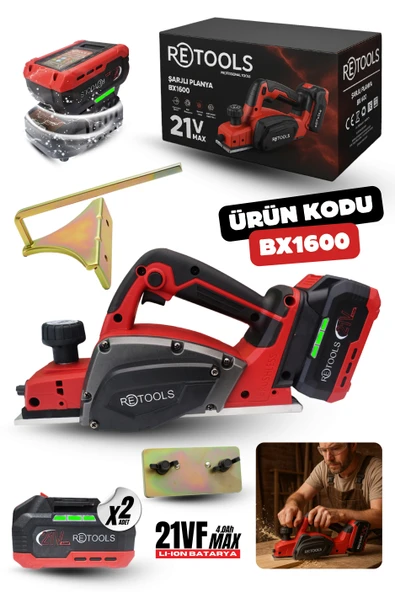 RETOOLS BX1600 BORDO ŞARJLI PLANYA ürün görseli 1