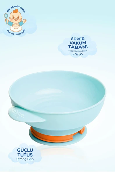 Wee Baby Süper Vakumlu Tabak ve 2'li Mama Kaşığı - Resim 3