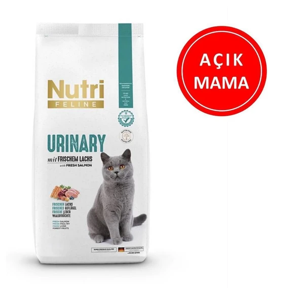 Nutri Feline Böbrek Sağlığı Destekleyici Urinary Somonlu Açık Yetişkin Kedi Maması 3 kg ürün görseli 1