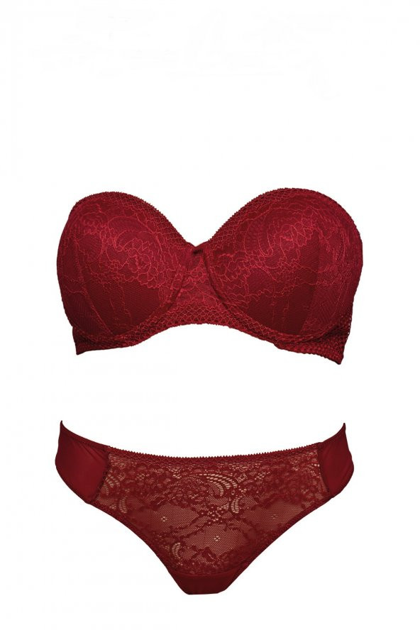 Pierre Cardin 4571 Bernice Balenli Straplez Destekli Sütyen Takımı - 3