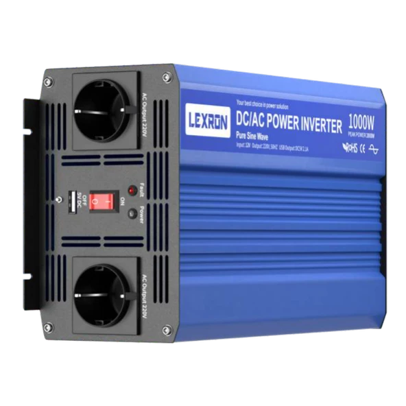 Lexron 1000W 24V Tam Sinüs Inverter - Resim 4