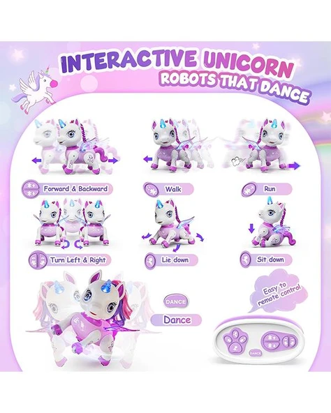 Sunmir Toys Exquisite Pets Mor Unicorn SM05Z - Resim 4