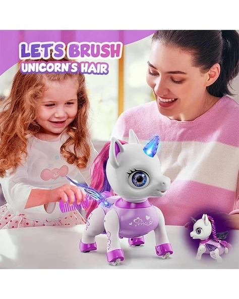 Sunmir Toys Exquisite Pets Mor Unicorn SM05Z - Resim 5