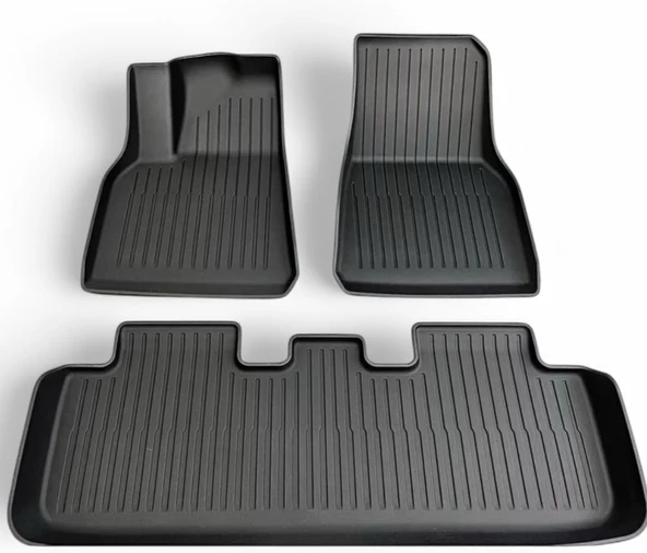 TESLA MODEL Y JUNİPER İÇİN UYUMLU 7 PARÇA PASPAS VE HAVUZ SETİ - Resim 2