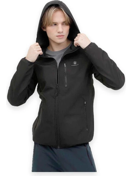 LUMBERJACK BSC SFTSHELL 4PR ANTRASİT SUİTİCİ OUTDOOR CASUAL SPOR MONT - Resim 4