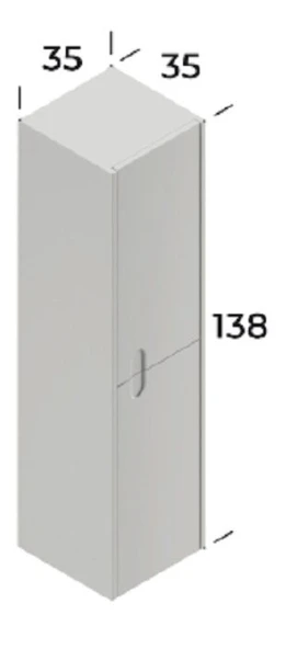 ADA BOY DOLABI BEYAZ - Resim 2