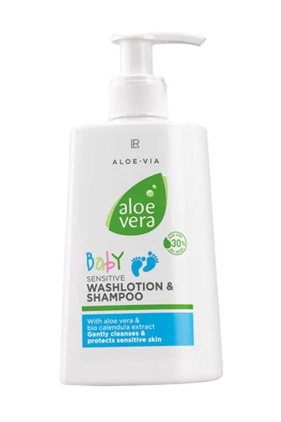 LR Aloe Vera Bebek Hassas Yıkama Losyonu Ve Şampuanı 250 ml ürün görseli