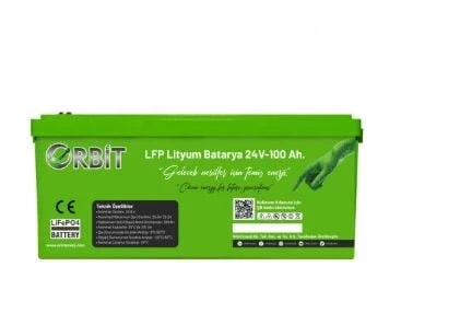 ORBİT 24 V 100 Ah LiFePO4 Akü-ABS Kasa ürün görseli