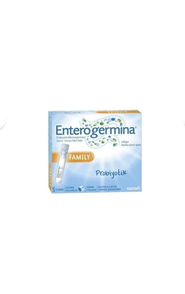 Enterogermina Family Probiyotik Mikroorganizma İçeren Takviye Edici Gıda 5 Flakon ürün görseli 1