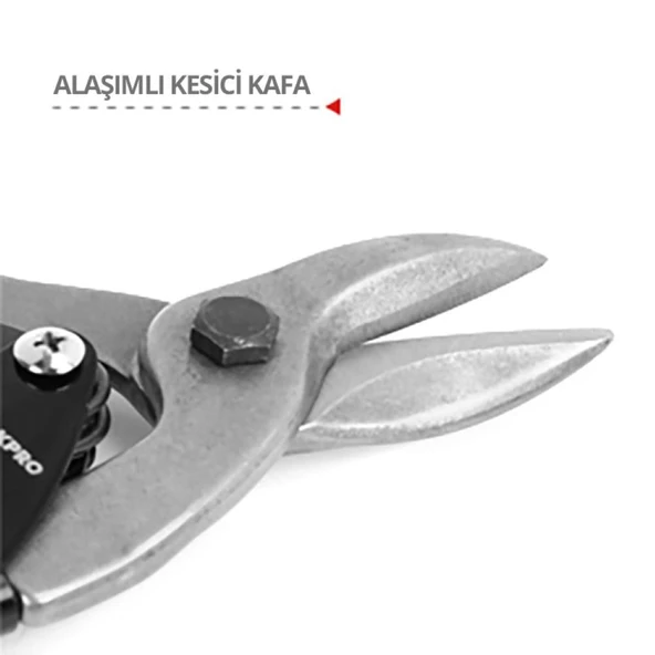 WORKPRO WP200001 250mm 3 Parça Sağ/Sol/Düz Profesyonel Kaportacı Makası - Resim 11