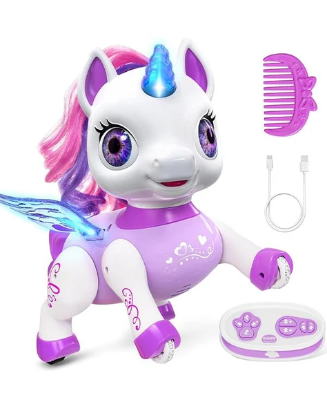 Sunmir Toys Exquisite Pets Mor Unicorn SM05Z - Resim 2
