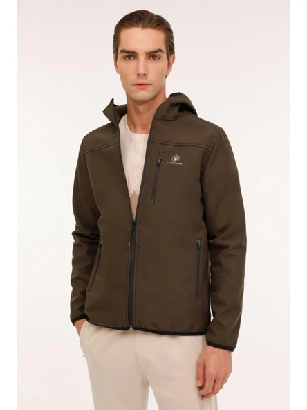 LUMBERJACK BSC SFTSHELL 4PR HAKİ SU İTİCİ OUTDOOR CASUAL SPOR MONT - Resim 2