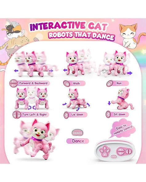 Sunmir Toys Exquisite Pets Pembe Kedi SM09F - Resim 4