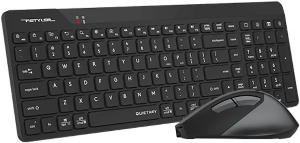 A4 TECH FG2400 Q 2.4 GHZ AİR2 SİYAH KLAVYE+MOUSE - Resim 3
