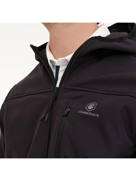 LUMBERJACK BSC SFTSHELL 4PR ANTRASİT SUİTİCİ OUTDOOR CASUAL SPOR MONT - Resim 9