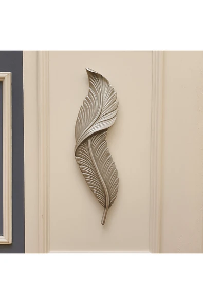 ASZEN Gümüş kuş tüyü aplik ebat (50*14) 9 wolt pil ile calışmaktadır - Resim 2