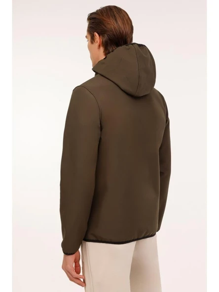 LUMBERJACK BSC SFTSHELL 4PR HAKİ SU İTİCİ OUTDOOR CASUAL SPOR MONT - Resim 5